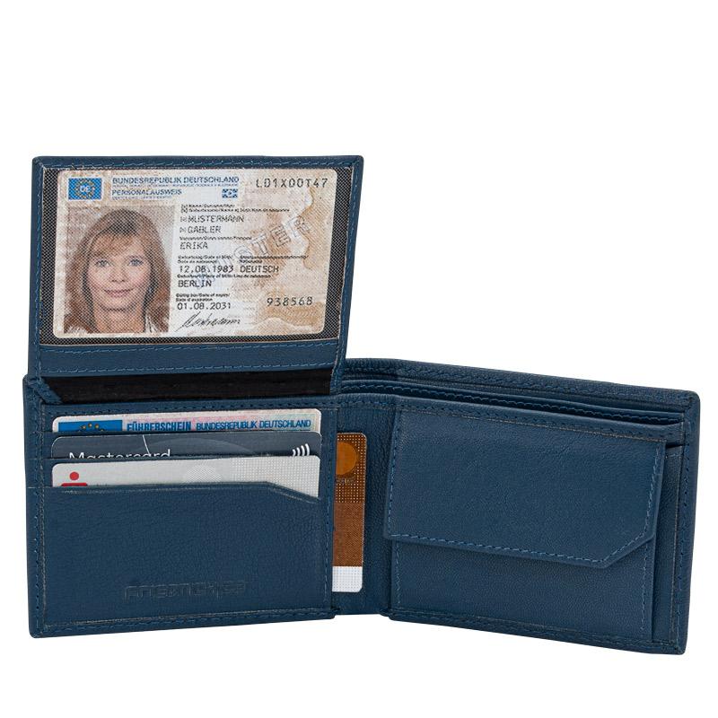 REDFORD Mini Geldbörse aus Leder mit RFID