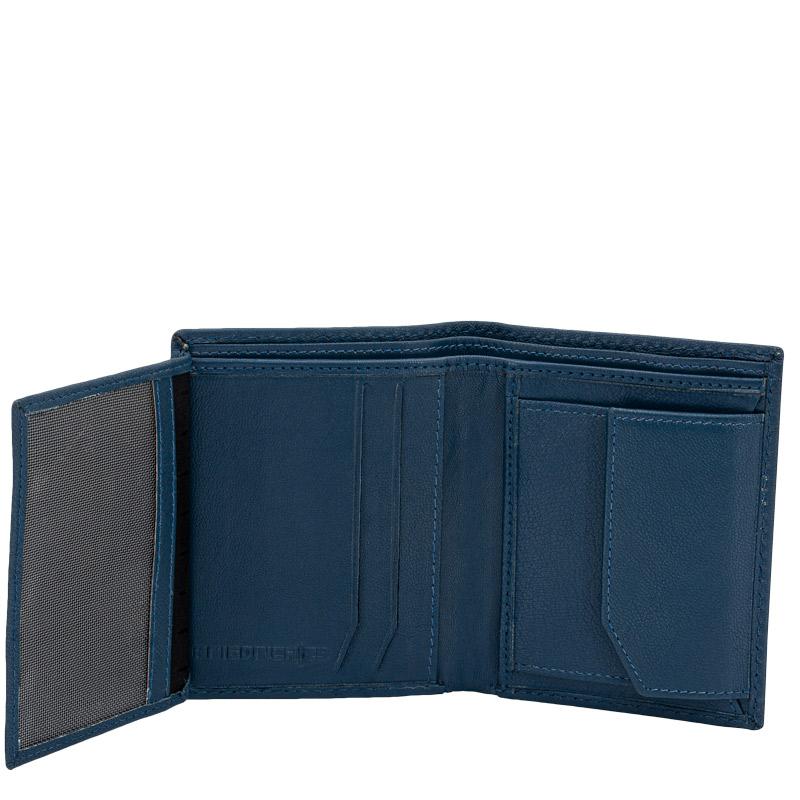 High end wallet made of leather with RFID
