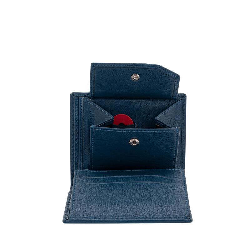 High end wallet made of leather with RFID