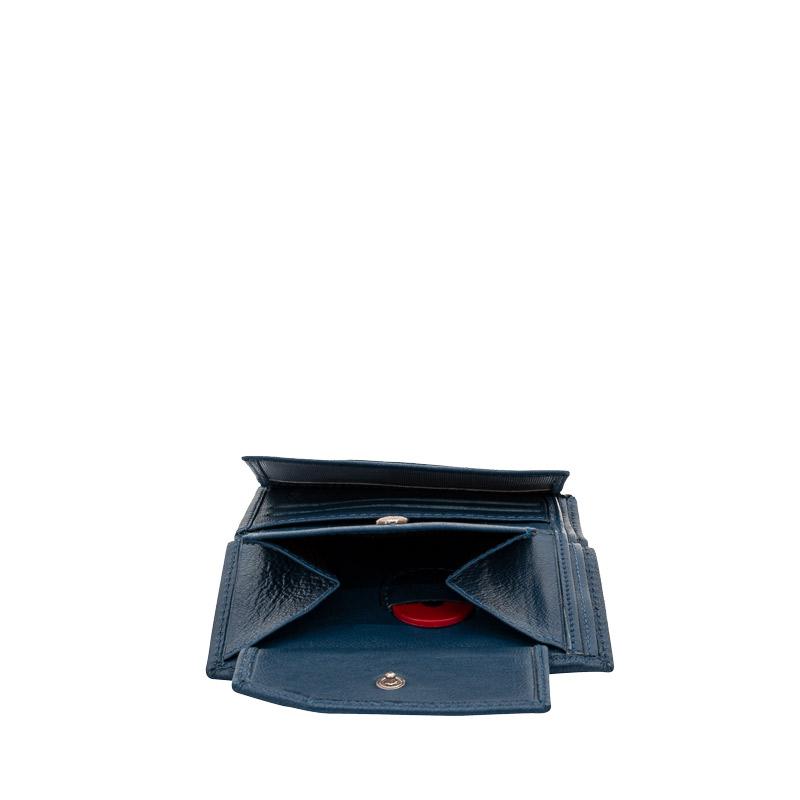 High end wallet made of leather with RFID