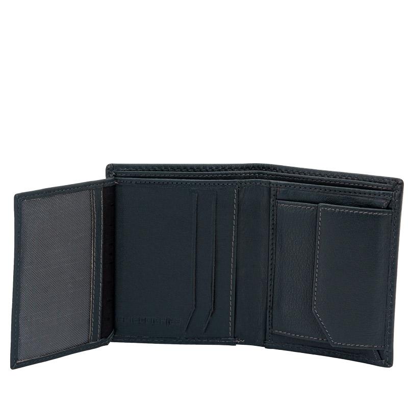 High end wallet made of leather with RFID