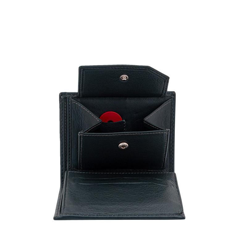 High end wallet made of leather with RFID