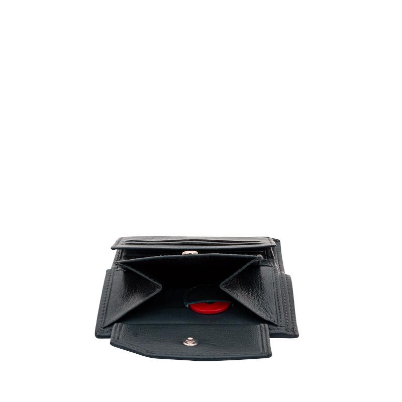 High end wallet made of leather with RFID