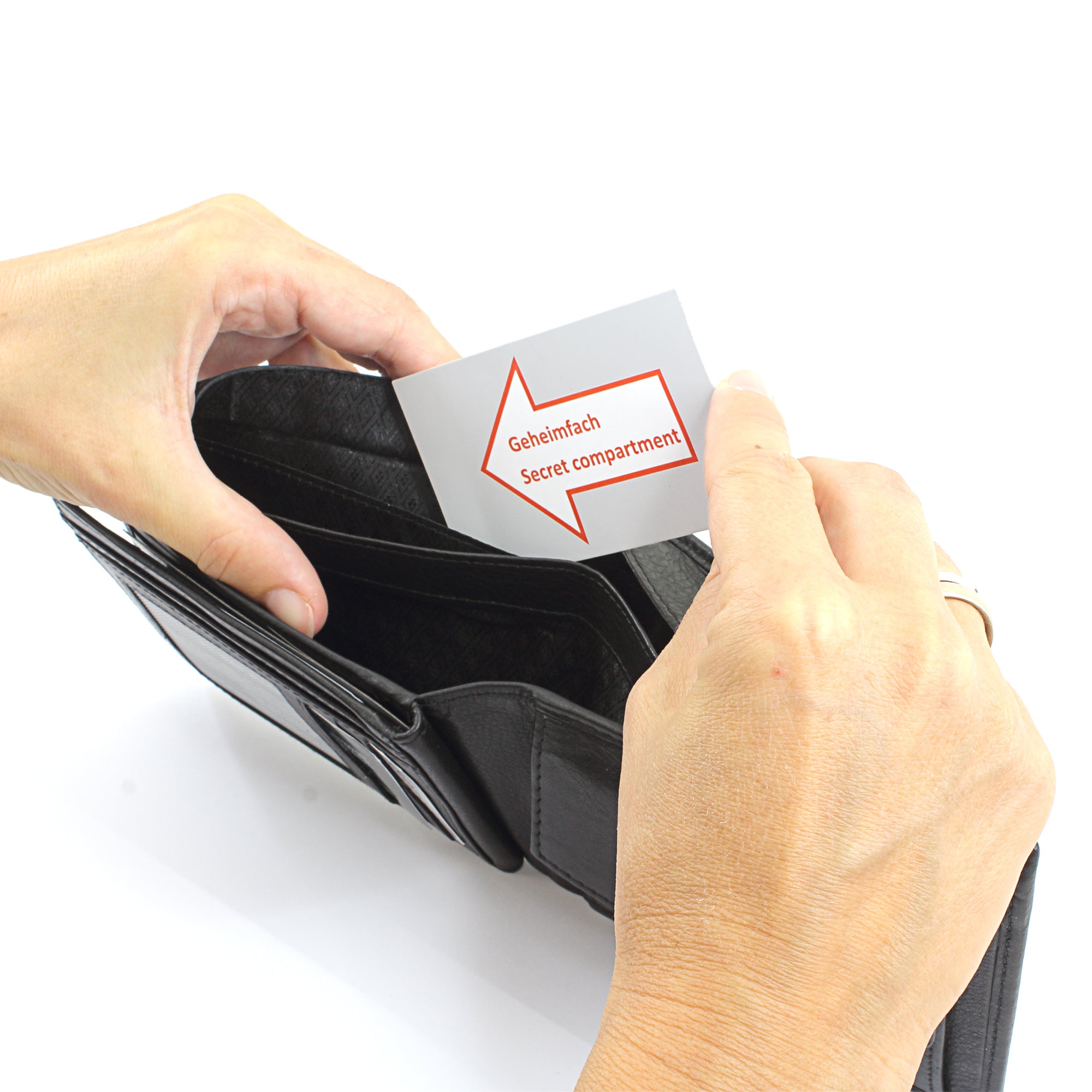Leather wallet with RFID
