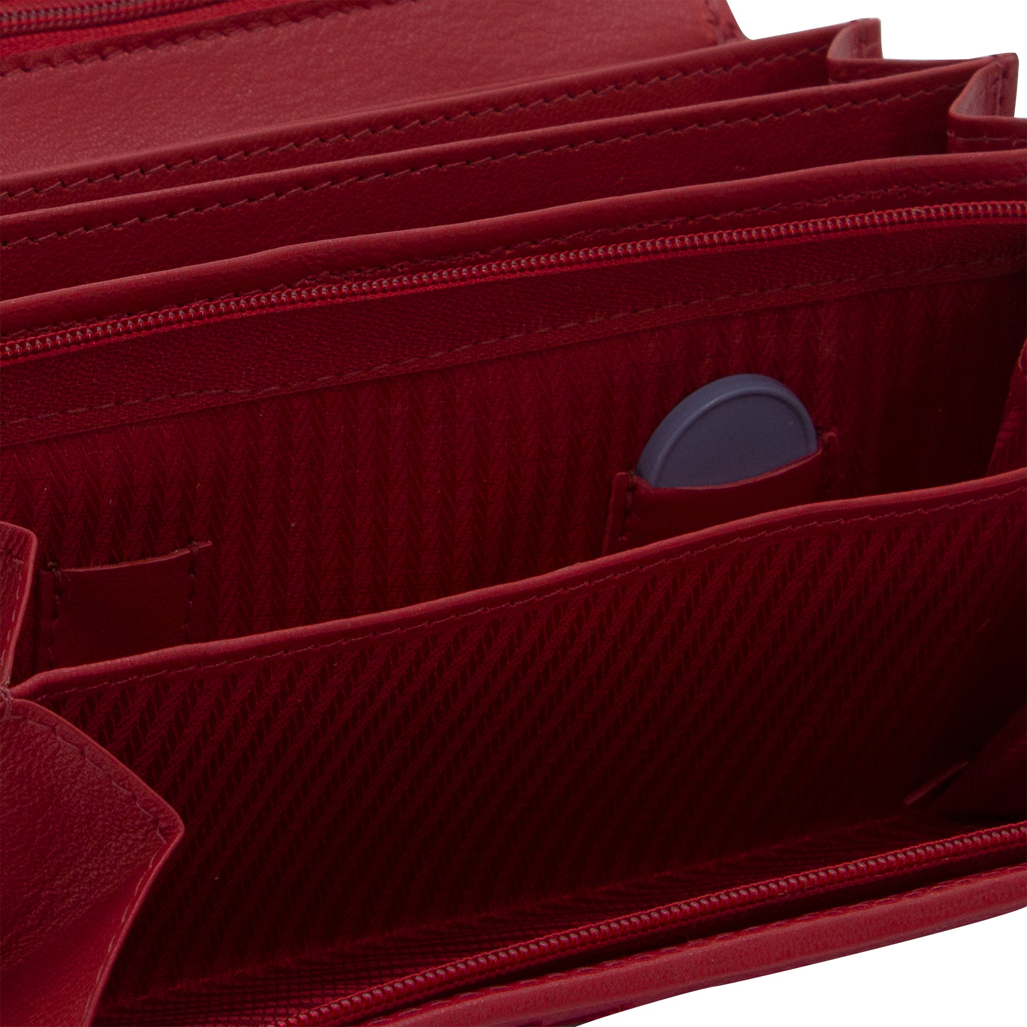 MANDALA Damen Geldbörse Leder mit RFID