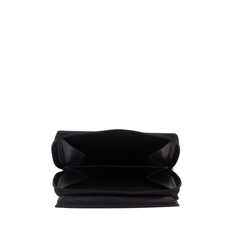 BOHO Damen Geldbörse Leder RFID