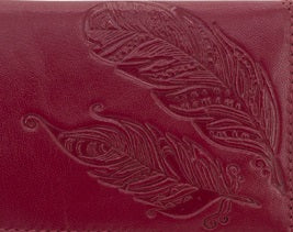 Boho women wallet leather rfid