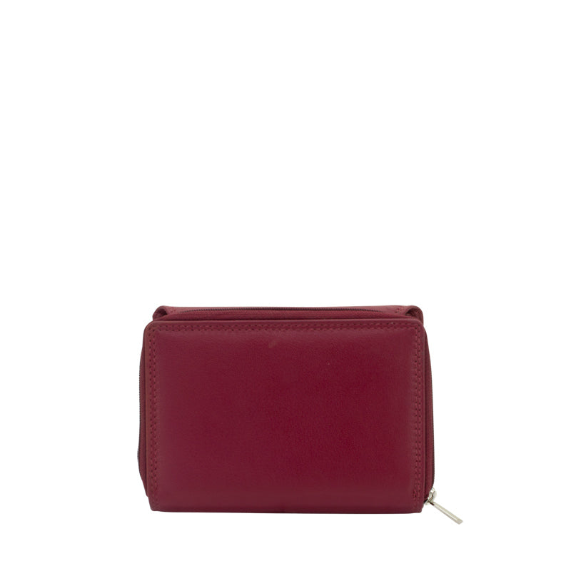 Boho women wallet leather rfid