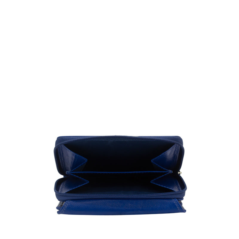 BOHO Damen Geldbörse Leder RFID