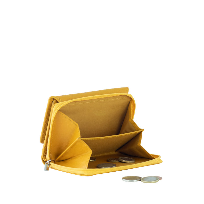 BOHO Damen Geldbörse Leder RFID