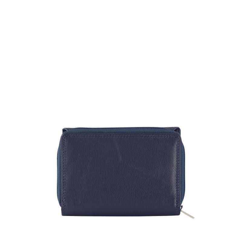 BOHO Damen Geldbörse Leder RFID