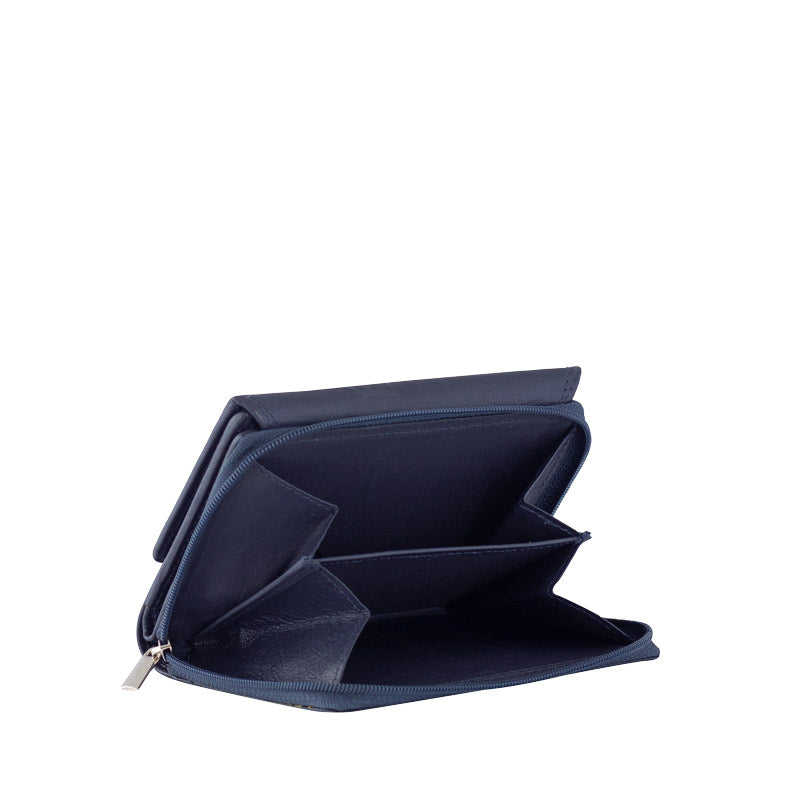 BOHO Damen Geldbörse Leder RFID