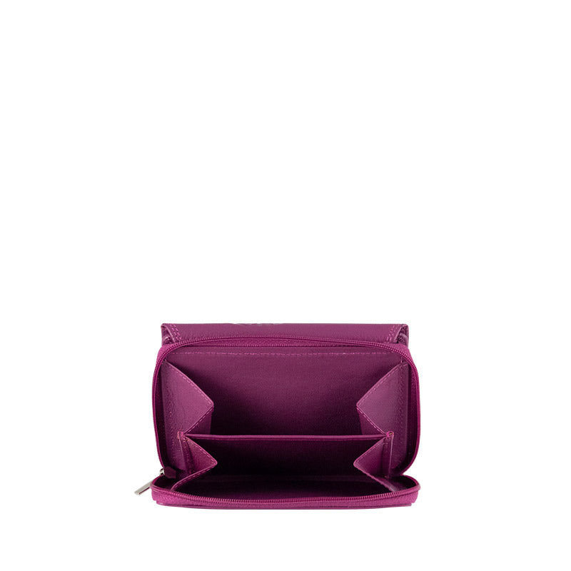 Boho women wallet leather rfid