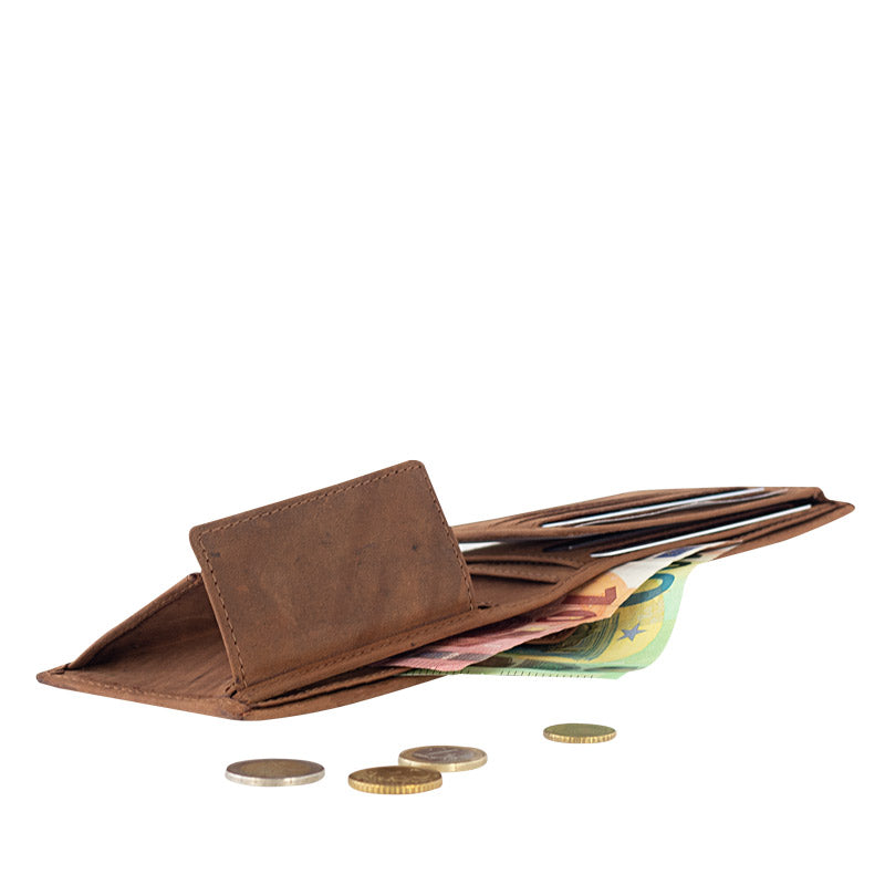 VINTAGE Geldbörse Herren QF aus Leder mit RFID