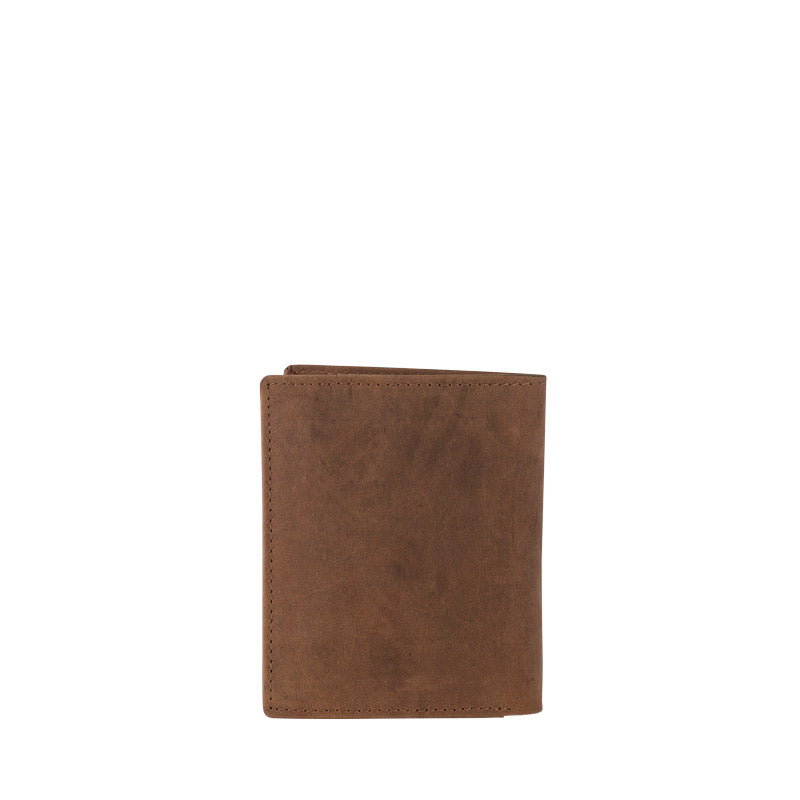 Vintage wallet men HF made of leather with RFID