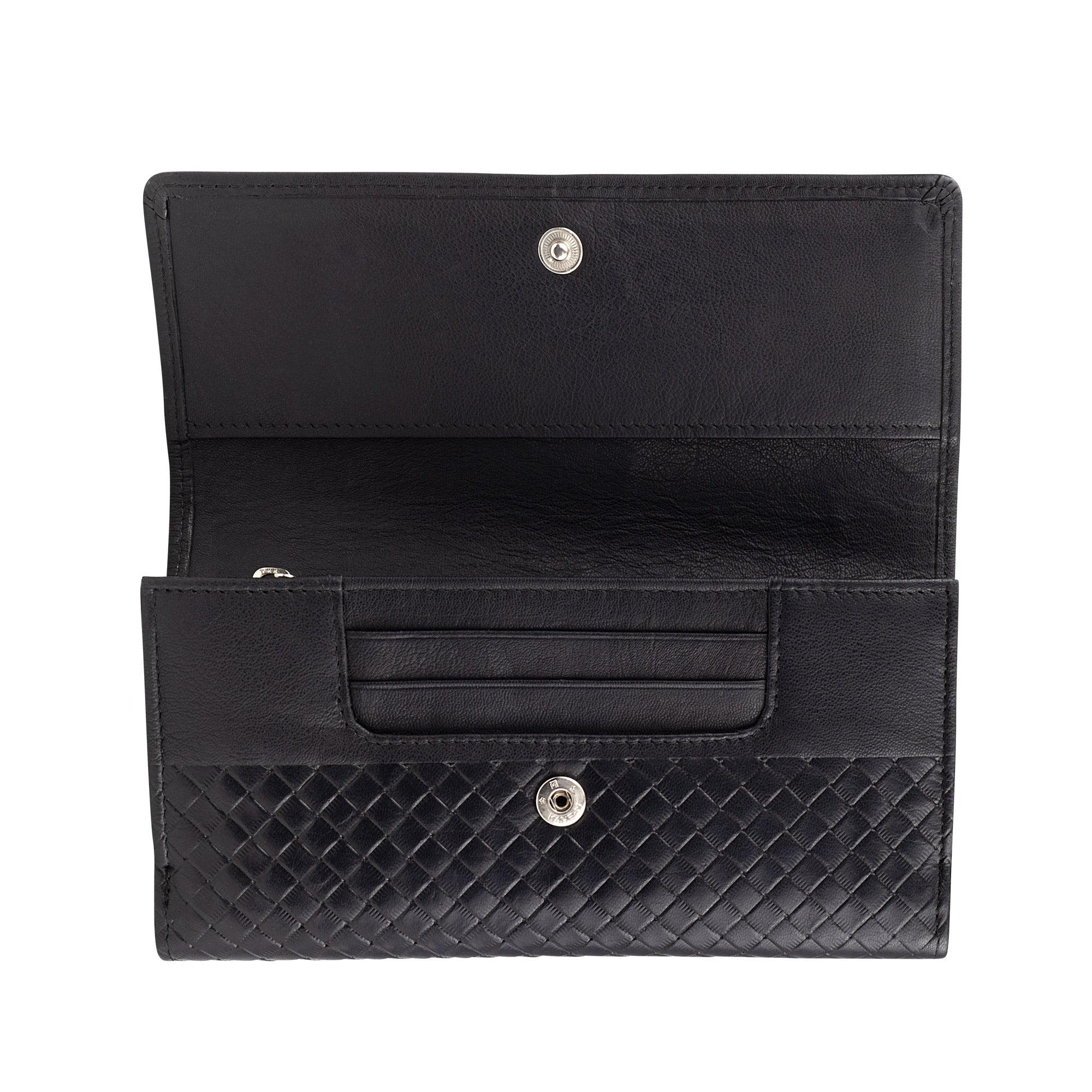 Cloe wallet women made of leather with cell phone compartment & RFID