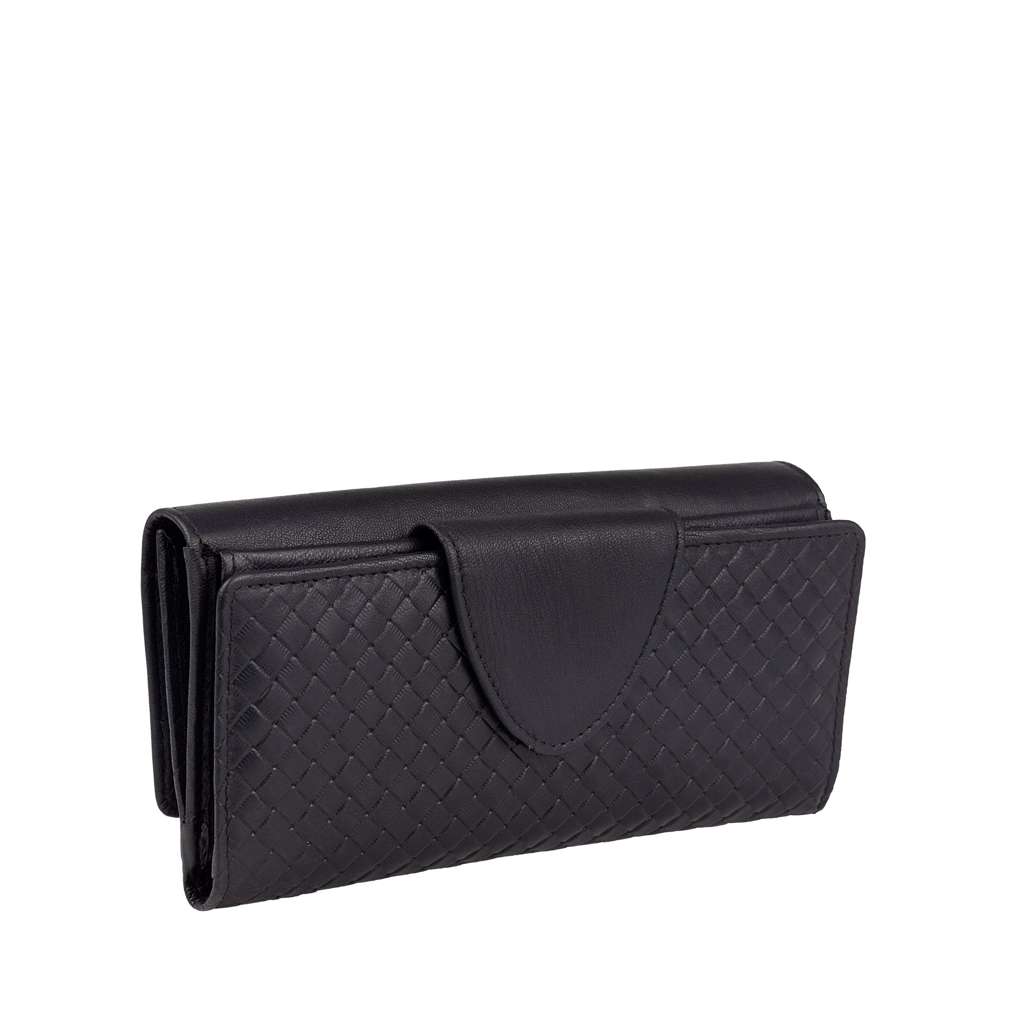 Cloe wallet women made of leather with cell phone compartment & RFID