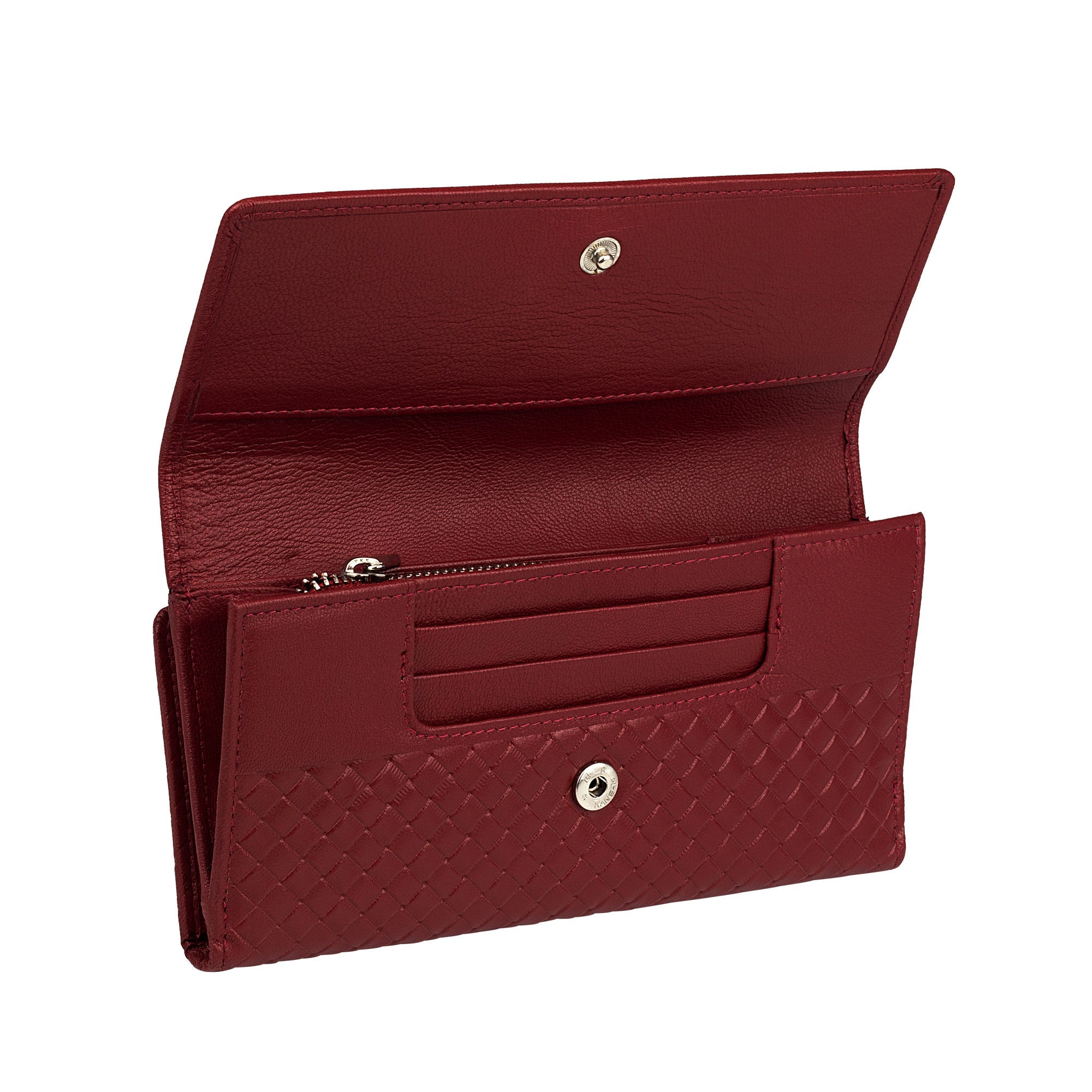 Cloe wallet women made of leather with cell phone compartment & RFID