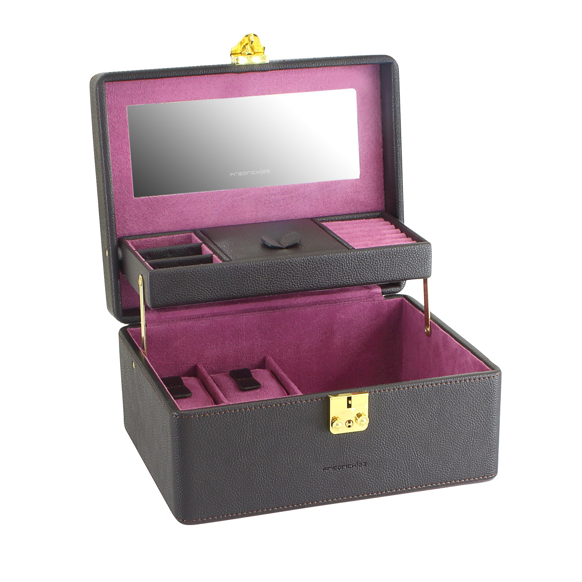 ASCOT Schmuckkasten mit Uhrenfach