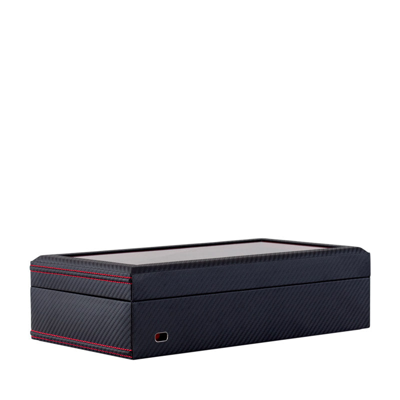 CARBON Uhrenbox für 10 Uhren (auch XXL Uhren)