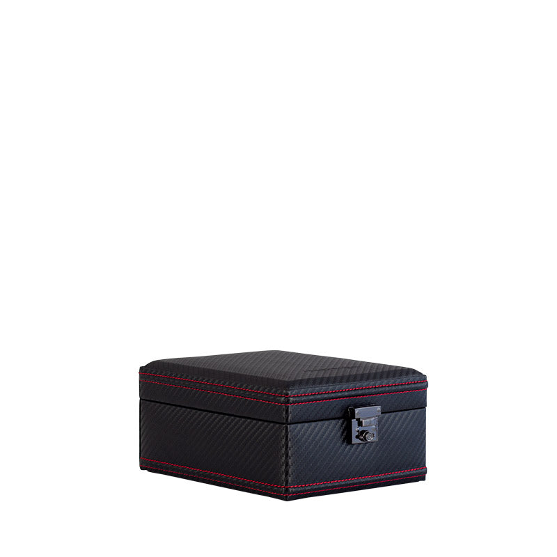CARBON Uhrenbox für 4 Uhren (auch große Uhren)