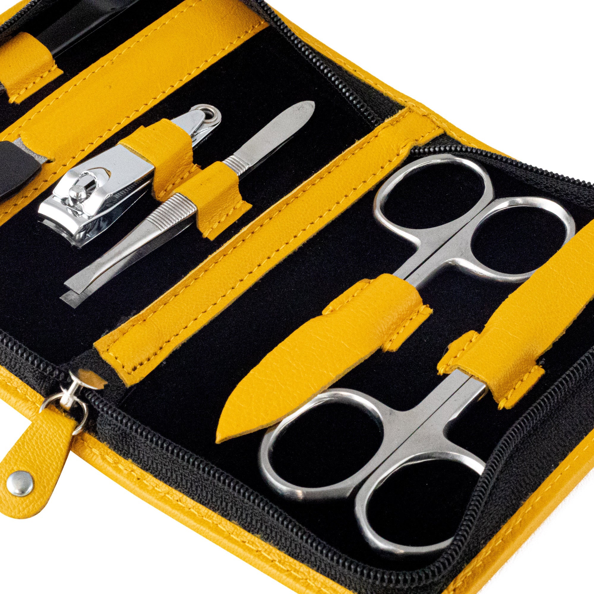 6 tlg. Maniküre-Set mit 2 Scheren und Nagelclip