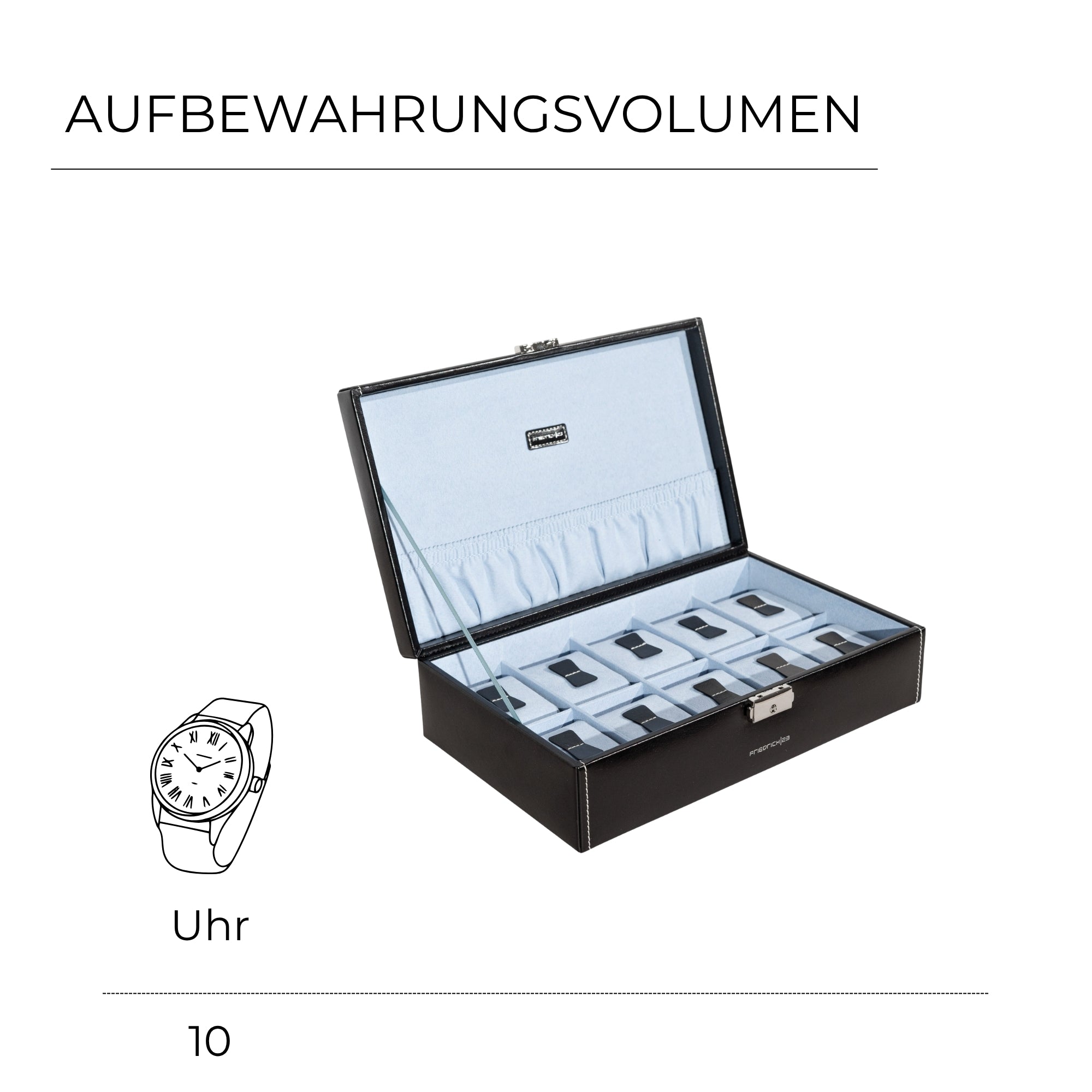 BOND Uhrenbox für 10 Uhren