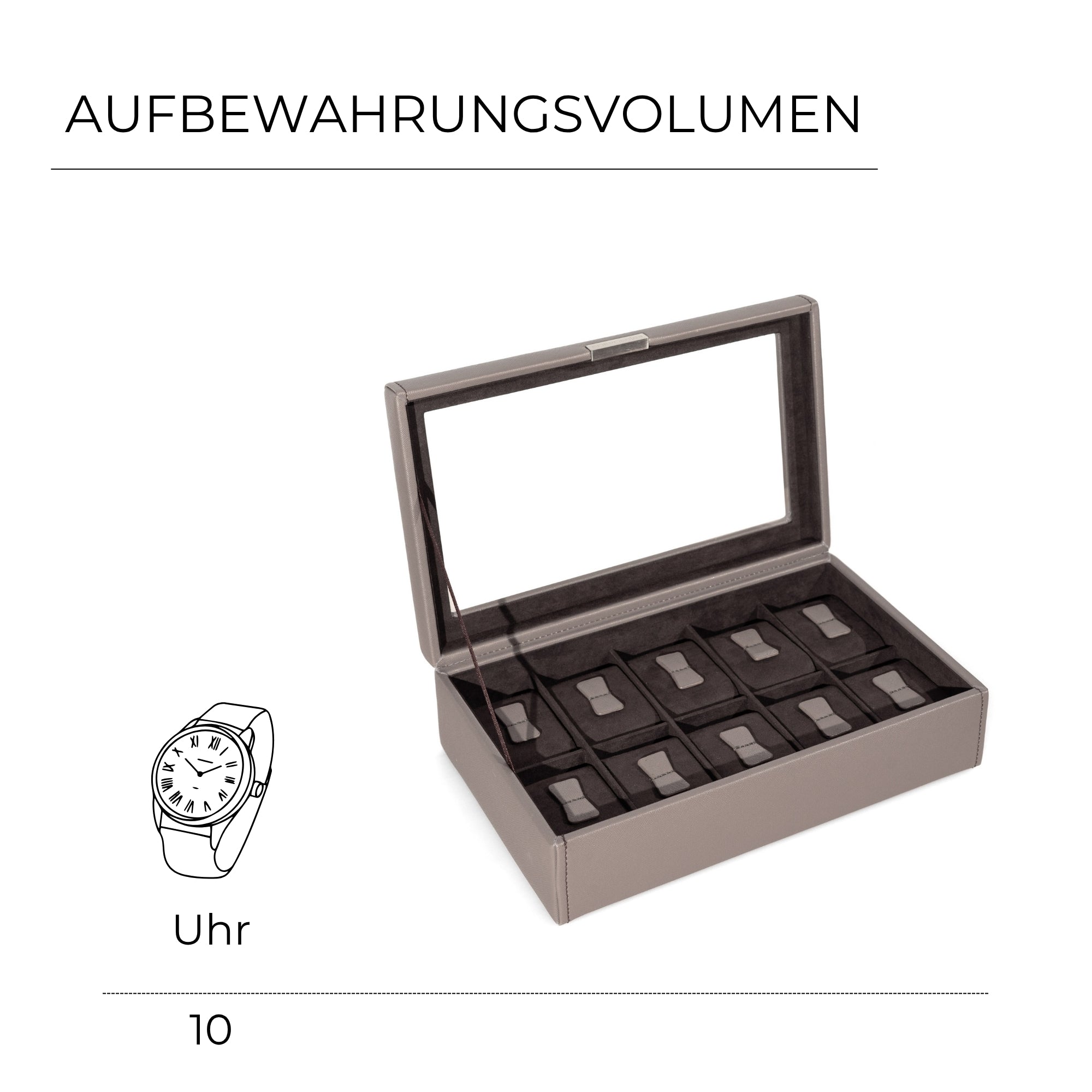 BOND CG Uhrenbox für 10 Uhren