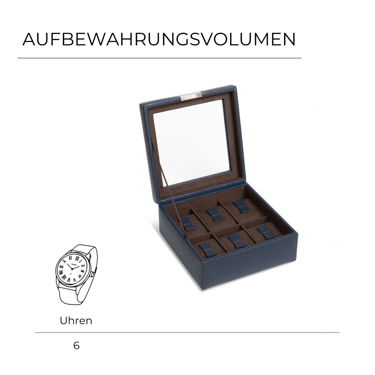 BOND CG Uhrenbox für 6 Uhren
