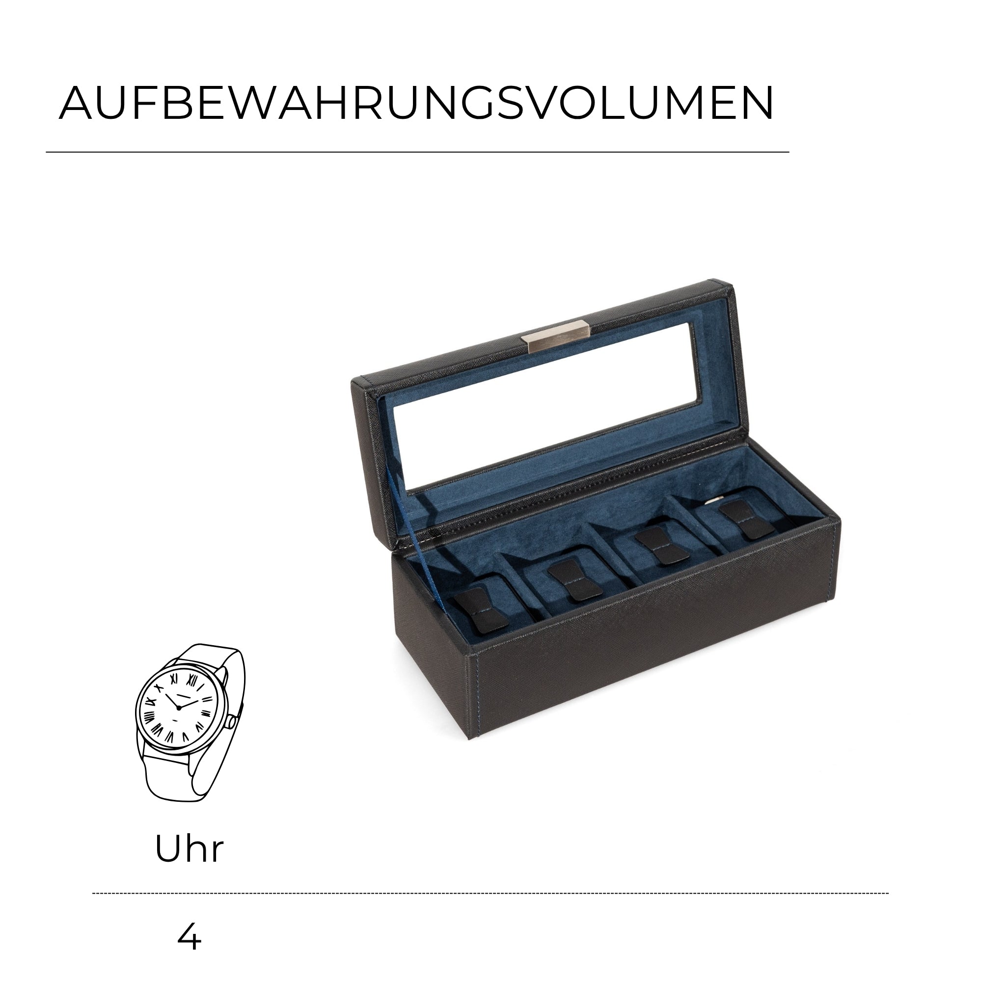 BOND CG Uhrenbox für 4 Uhren