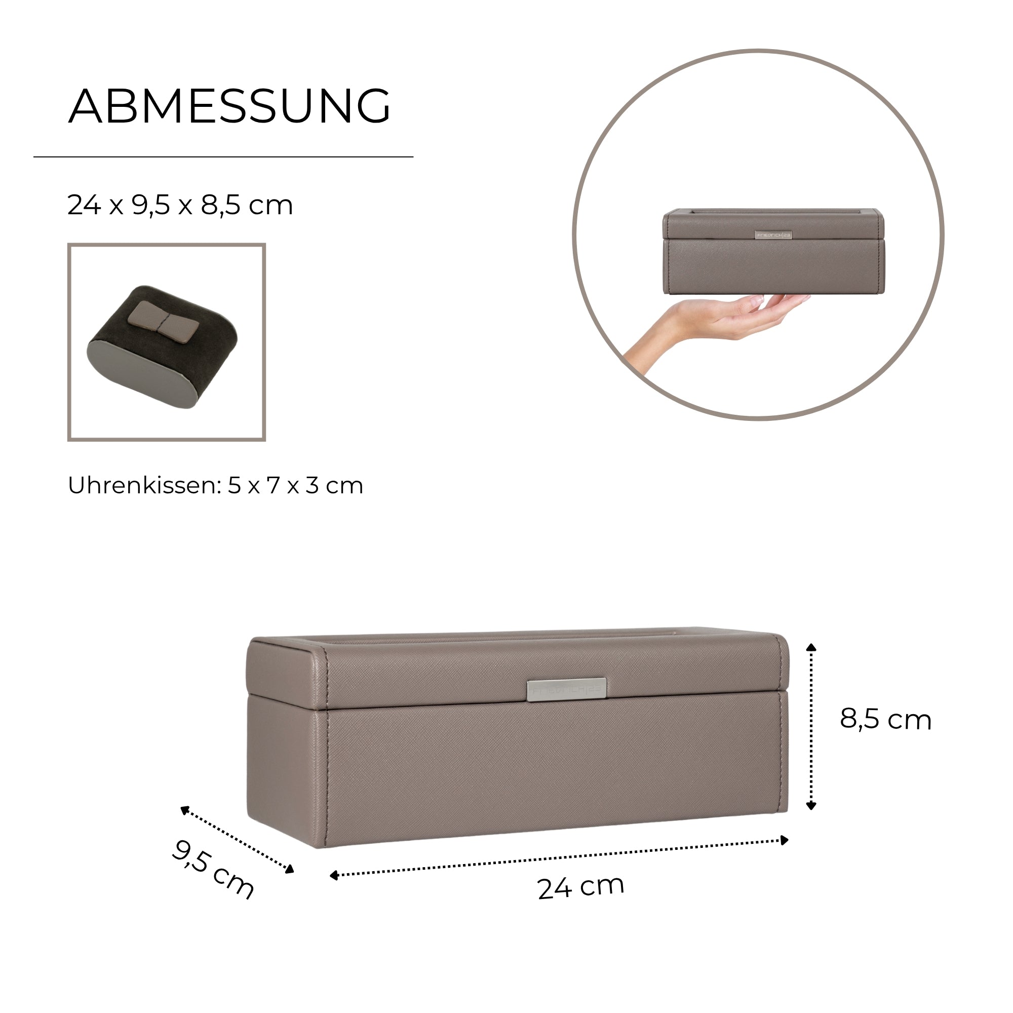 BOND CG Uhrenbox für 4 Uhren