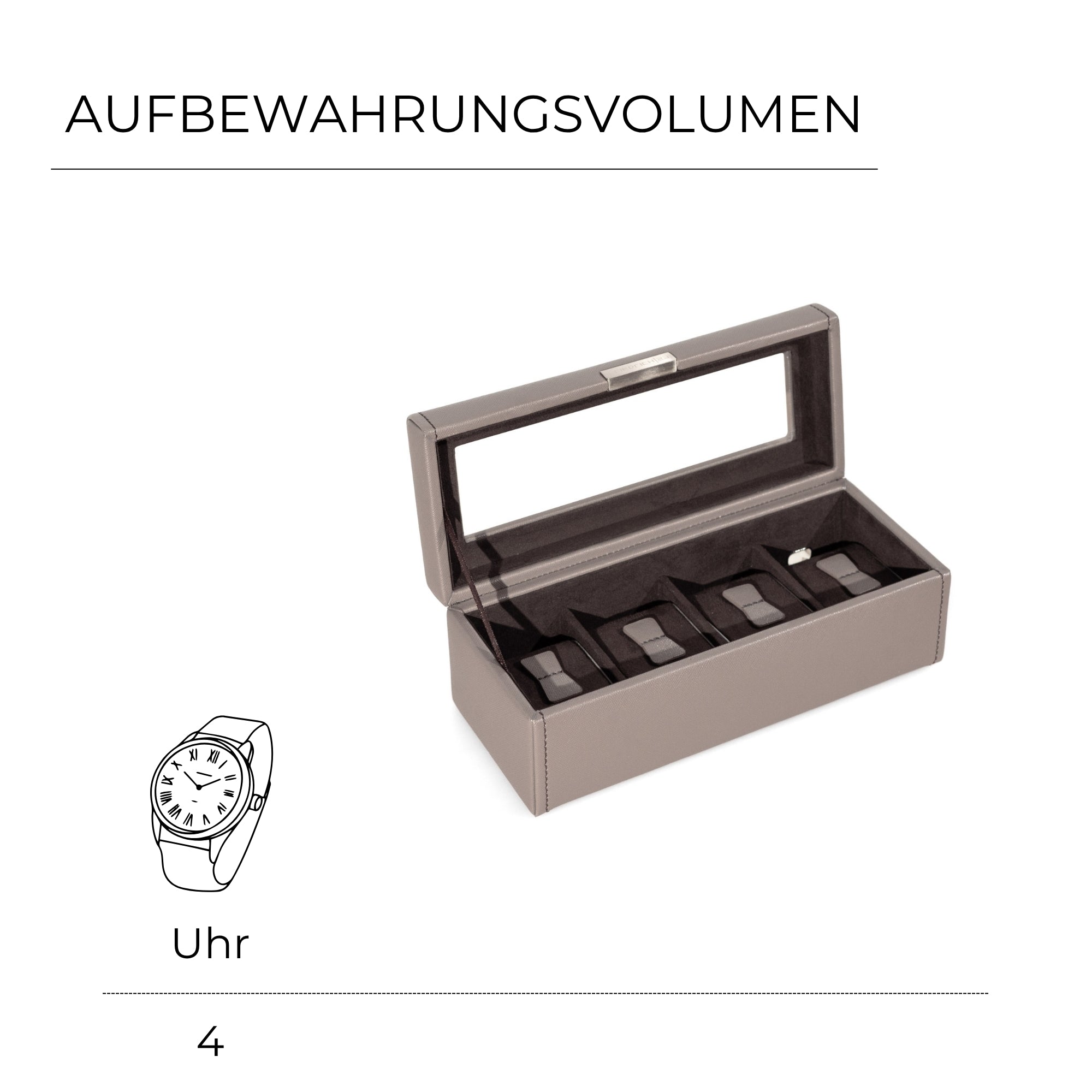 BOND CG Uhrenbox für 4 Uhren