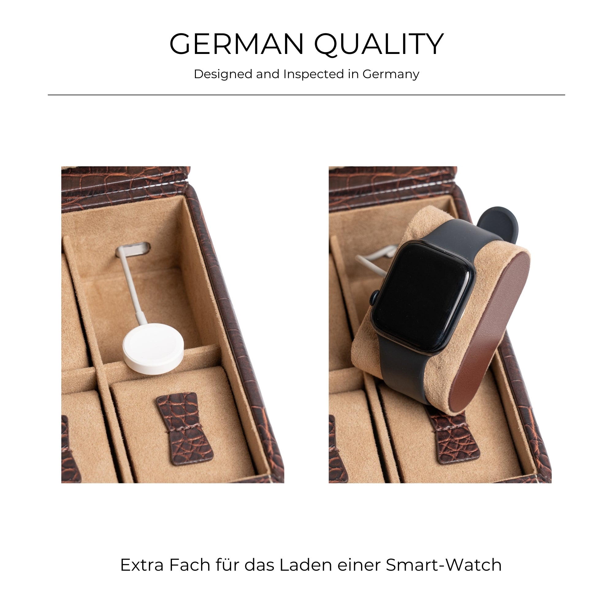 Le Croc watch box for 6 watches