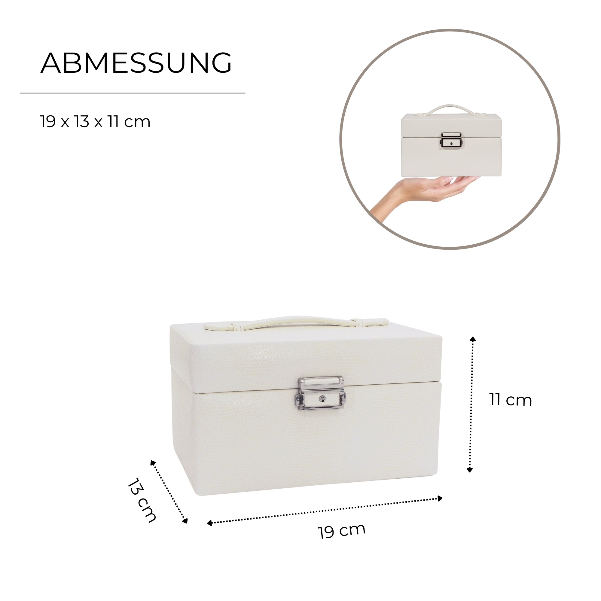 MILANO Schmuckkästchen in Echsen Optik