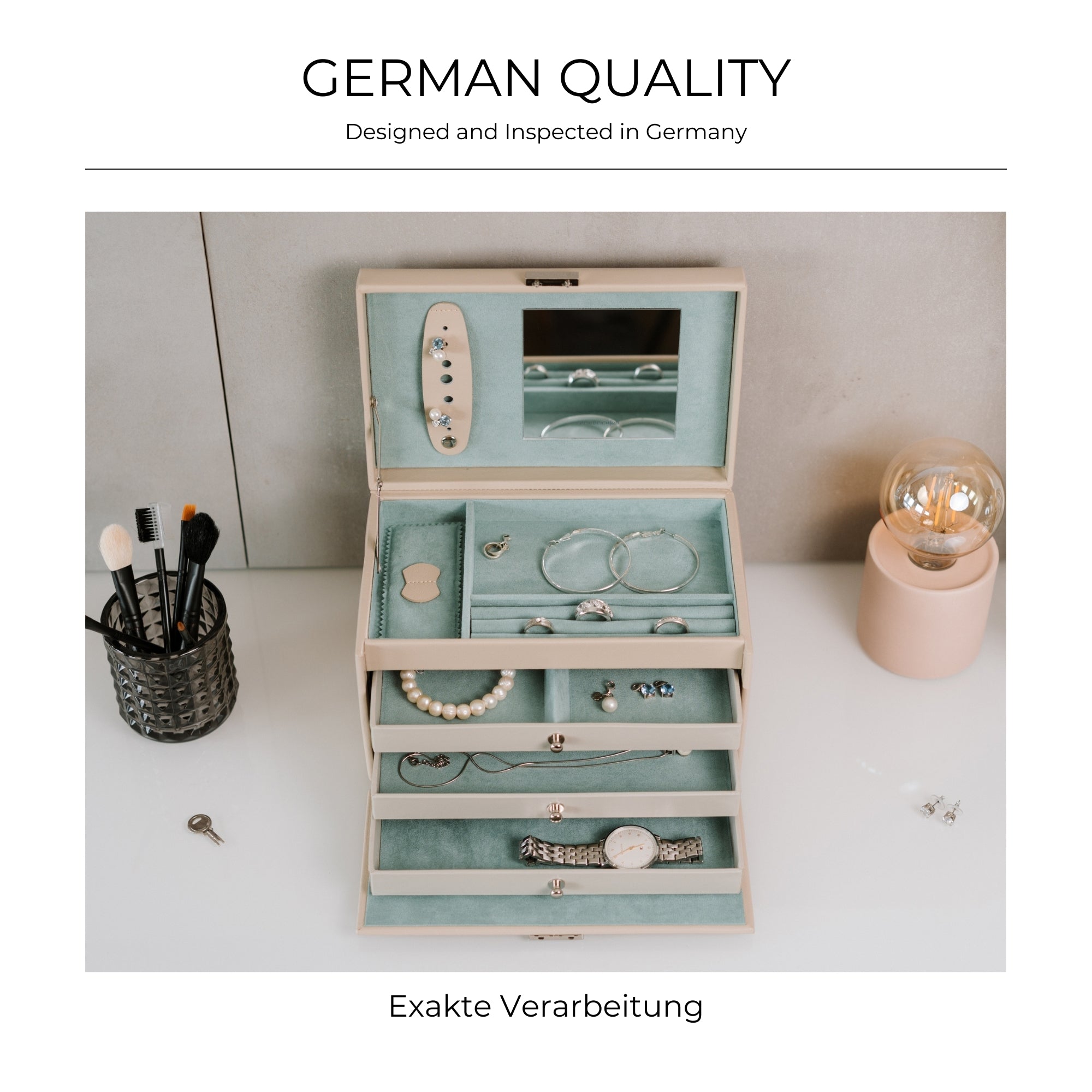 CLASSICO Schmuckkasten aus Leder