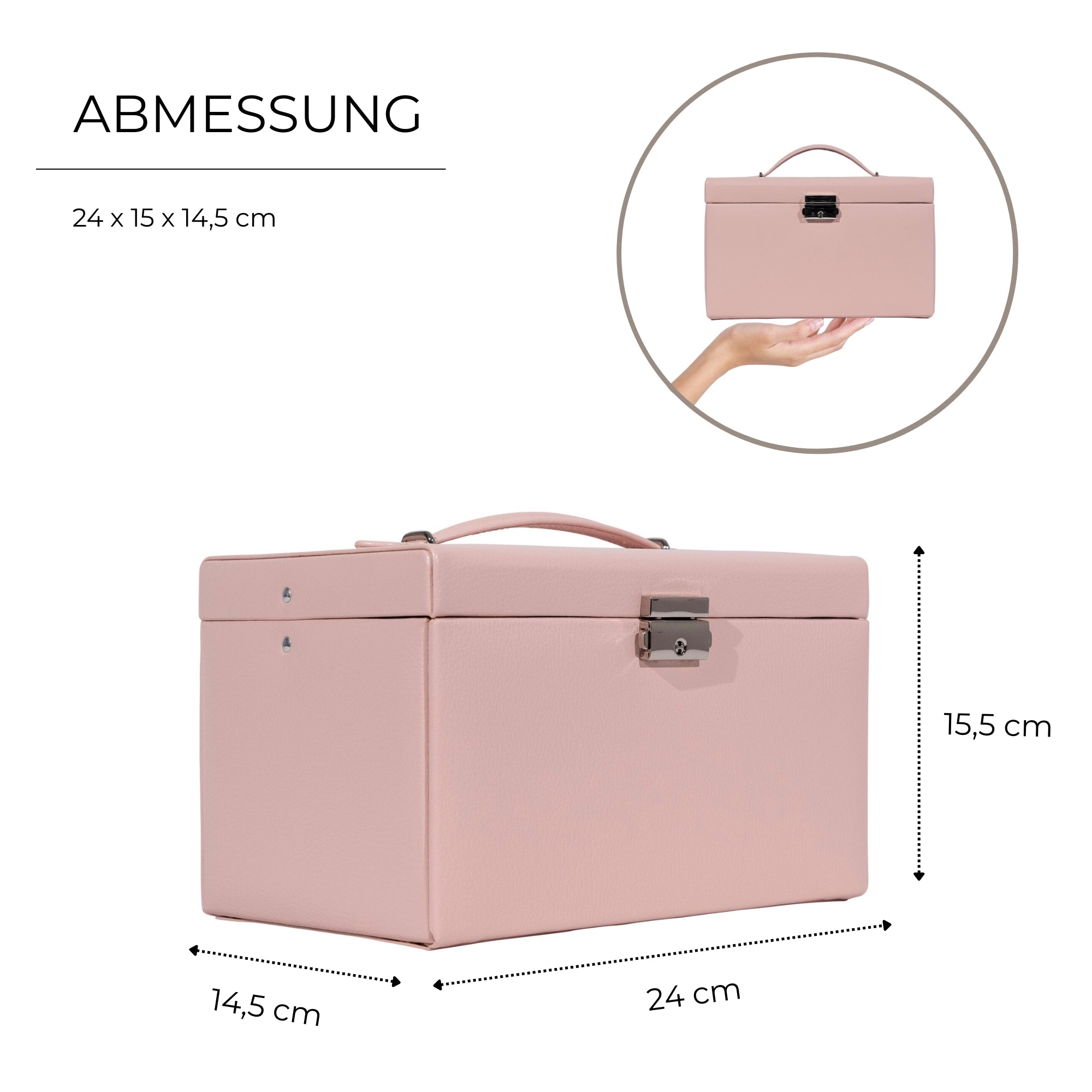 CLASSICO Schmuckkasten aus Leder