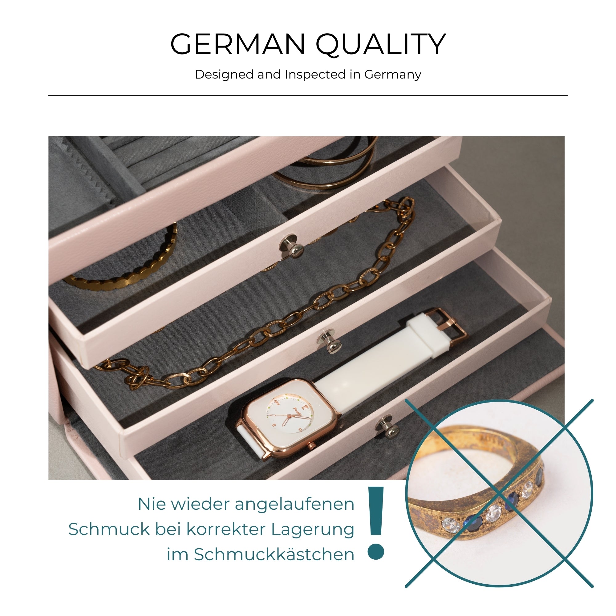 CLASSICO Schmuckkasten aus Leder