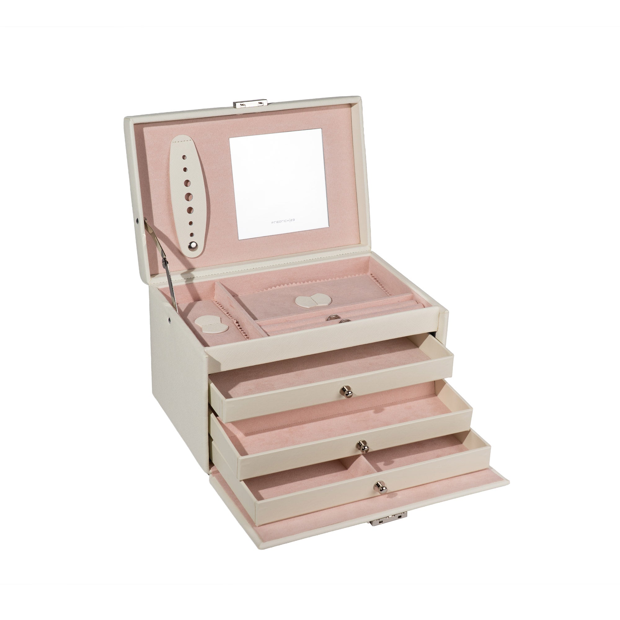 CLASSICO Schmuckkasten Echt Leder - ROSÉ EDITION