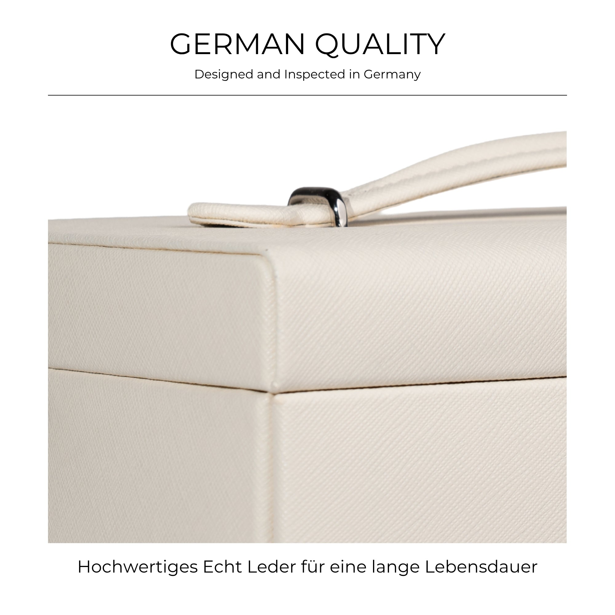 CLASSICO Schmuckkasten Echt Leder - ROSÉ EDITION