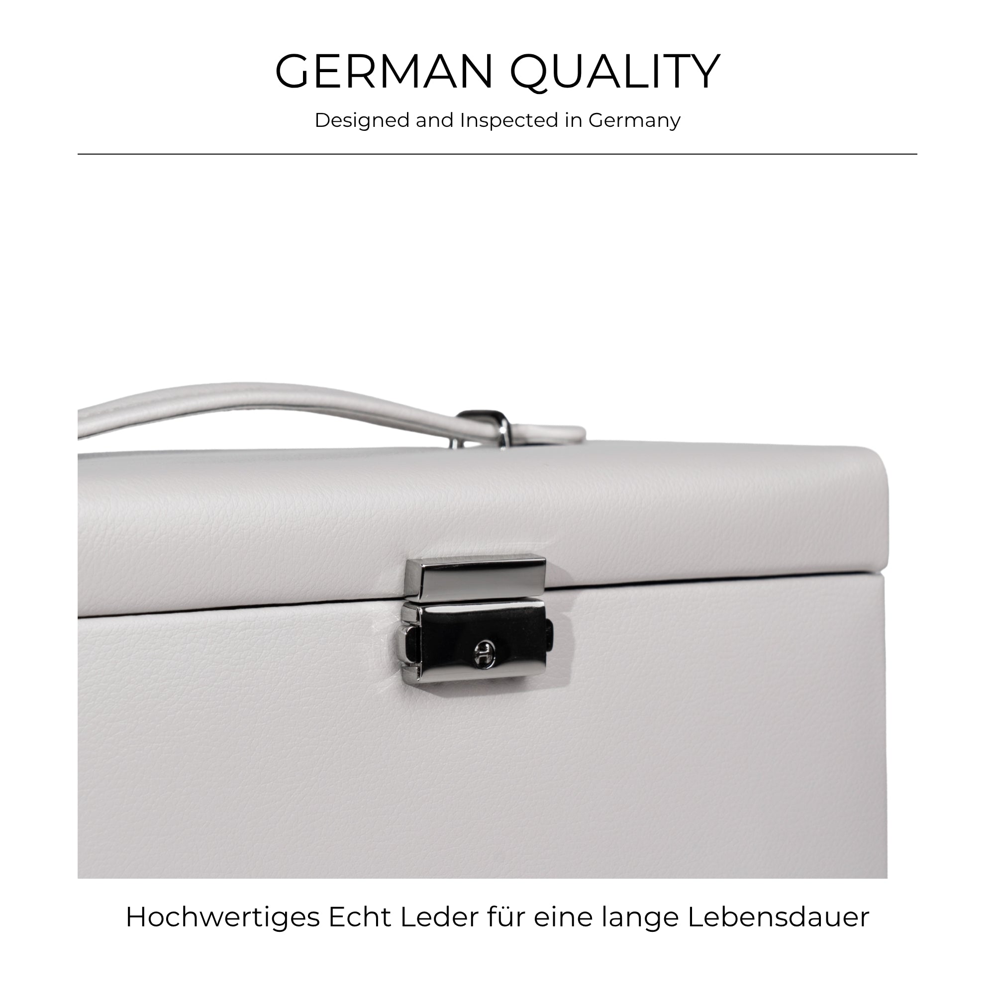 CLASSICO Schmuckkasten Echt Leder - ROSÉ EDITION