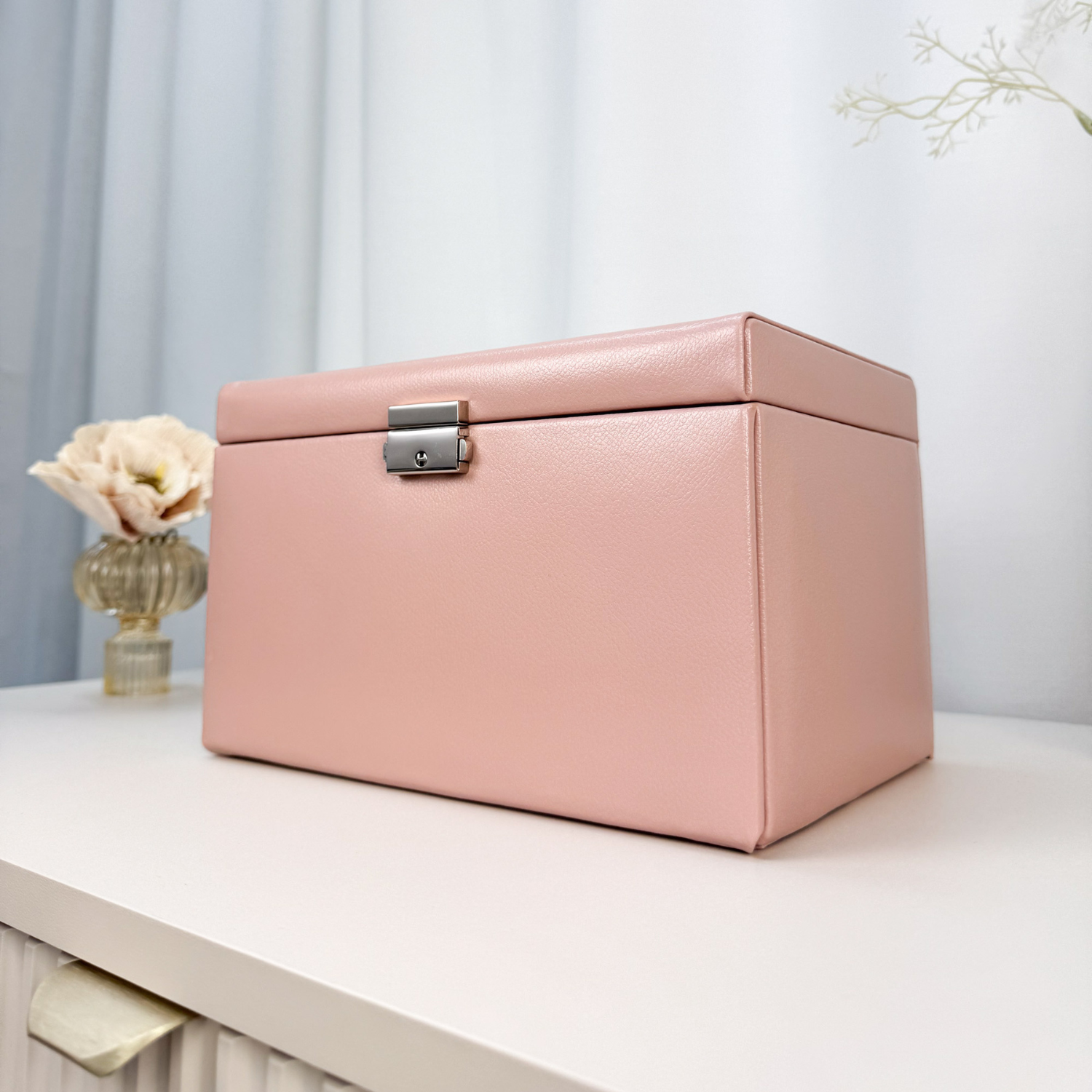 CLASSICO Schmuckkasten Echt Leder - ROSÉ EDITION