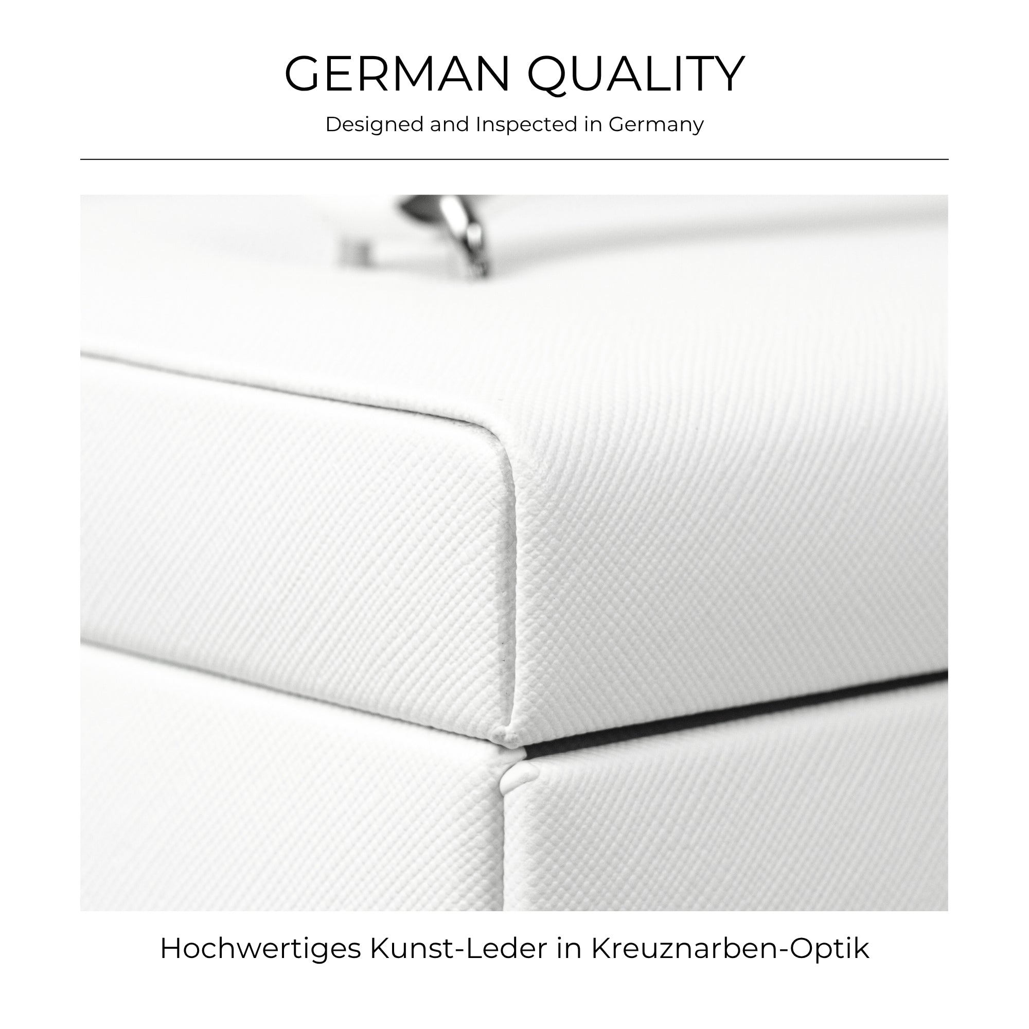 JOLIE Schmuckkästchen in Kreuznarben Optik