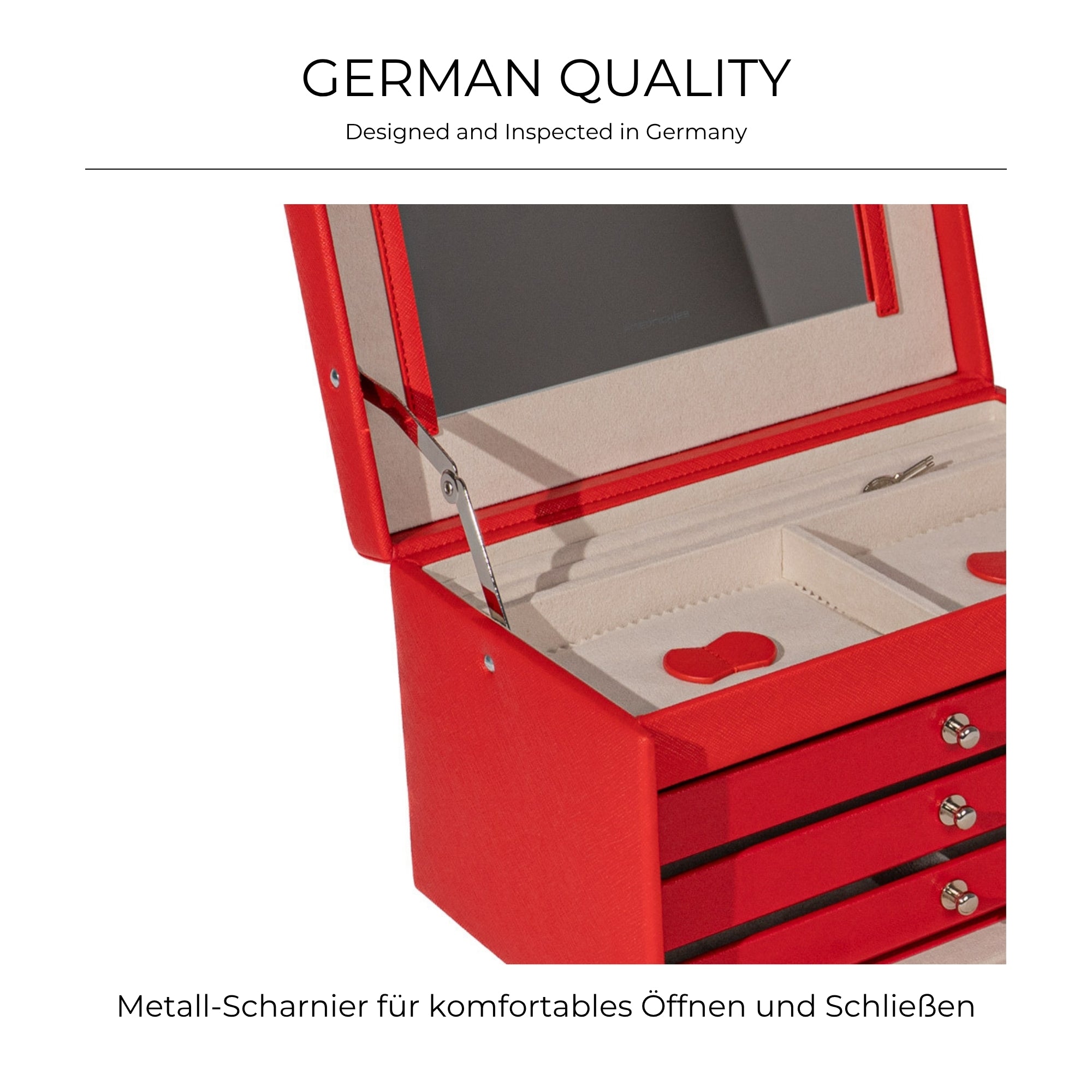 JOLIE Schmuckkästchen in Kreuznarben Optik