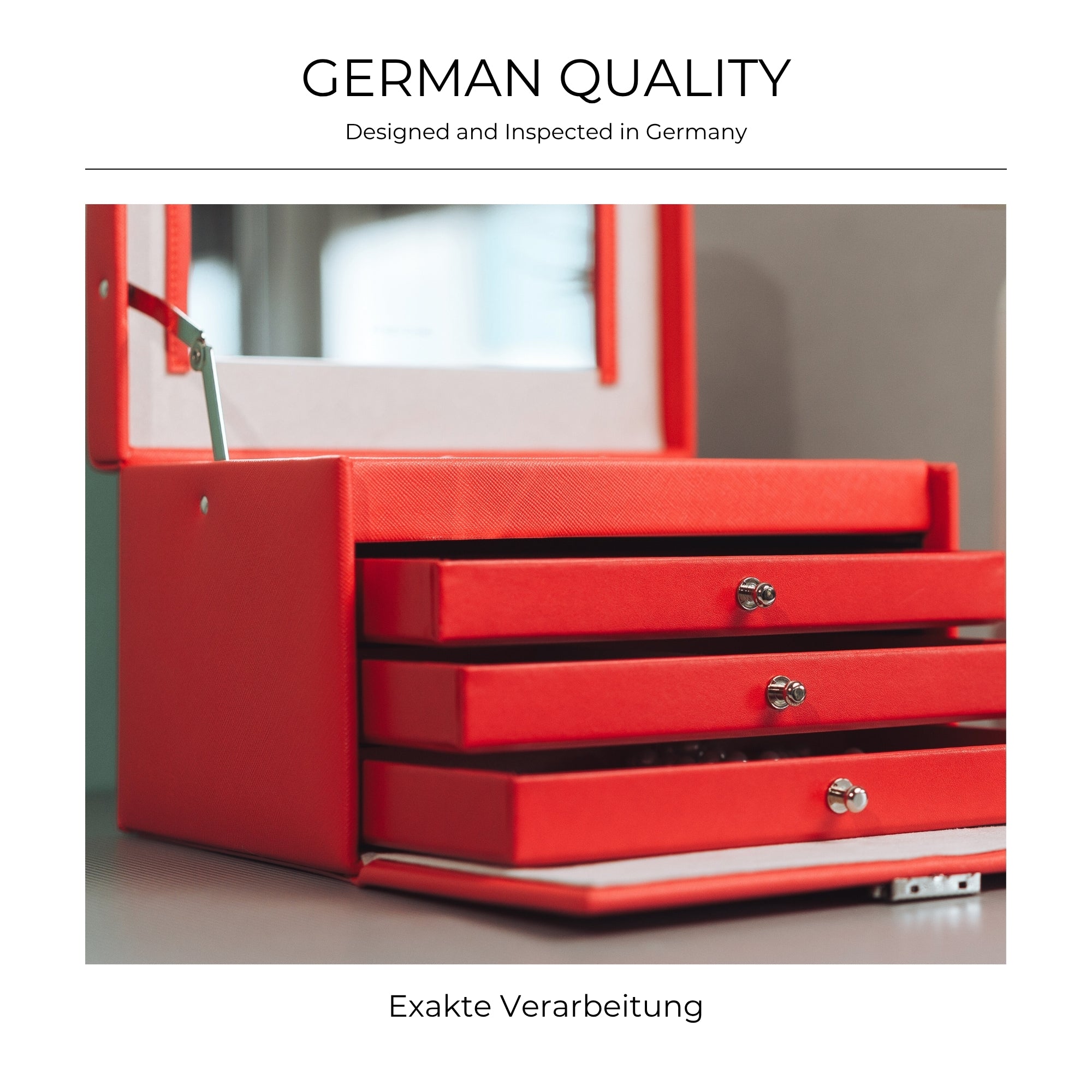 JOLIE Schmuckkästchen in Kreuznarben Optik