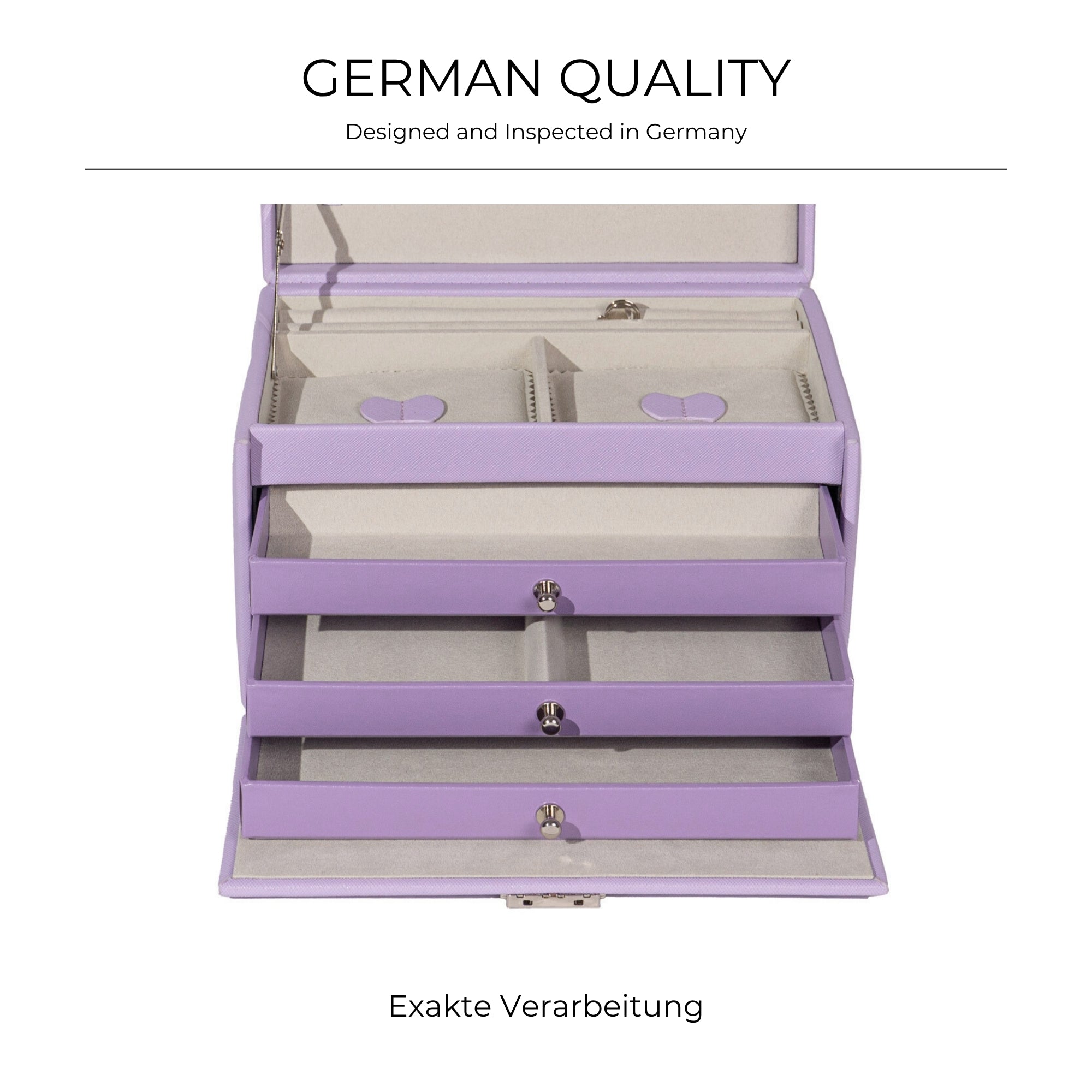 JOLIE Schmuckkästchen in Kreuznarben Optik