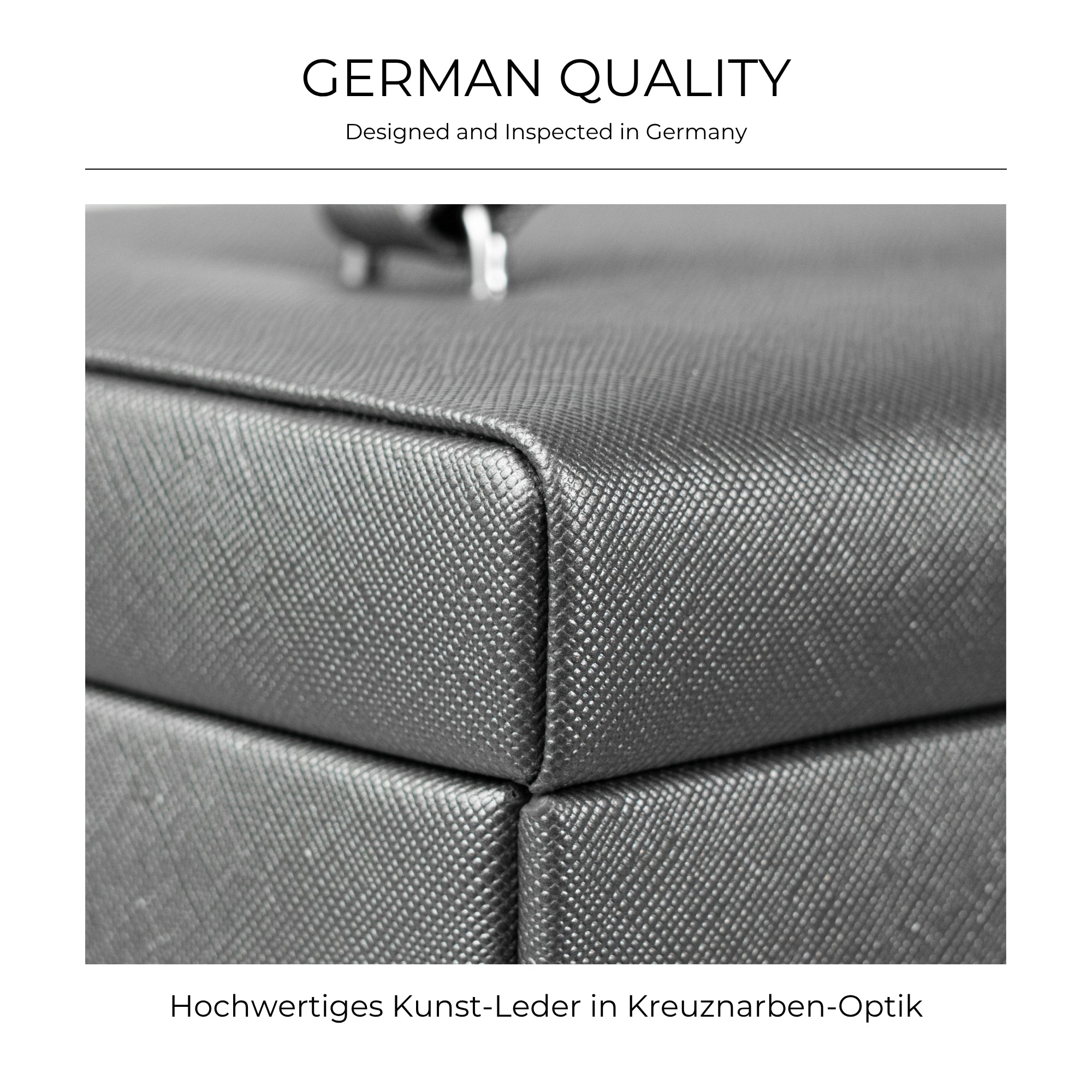 JOLIE Schmuckkästchen in Kreuznarben Optik