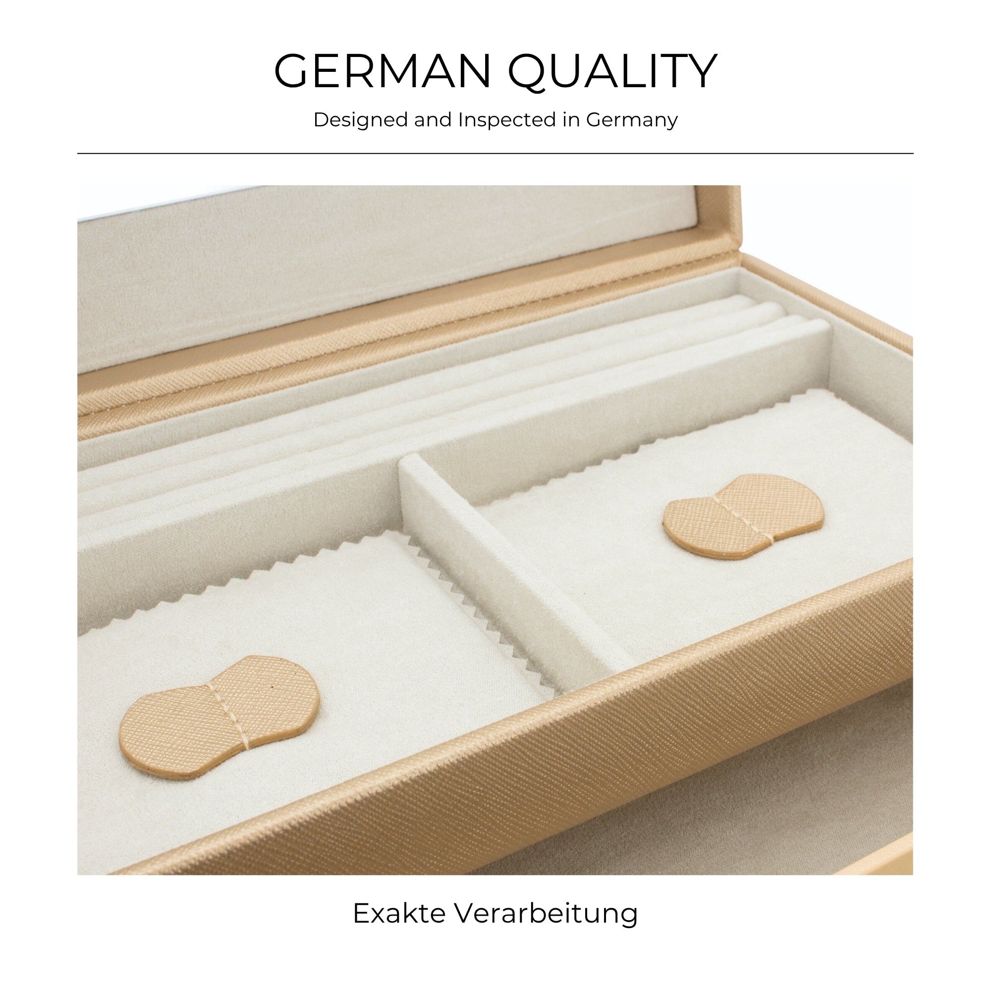 JOLIE Schmuckkästchen in Kreuznarben Optik