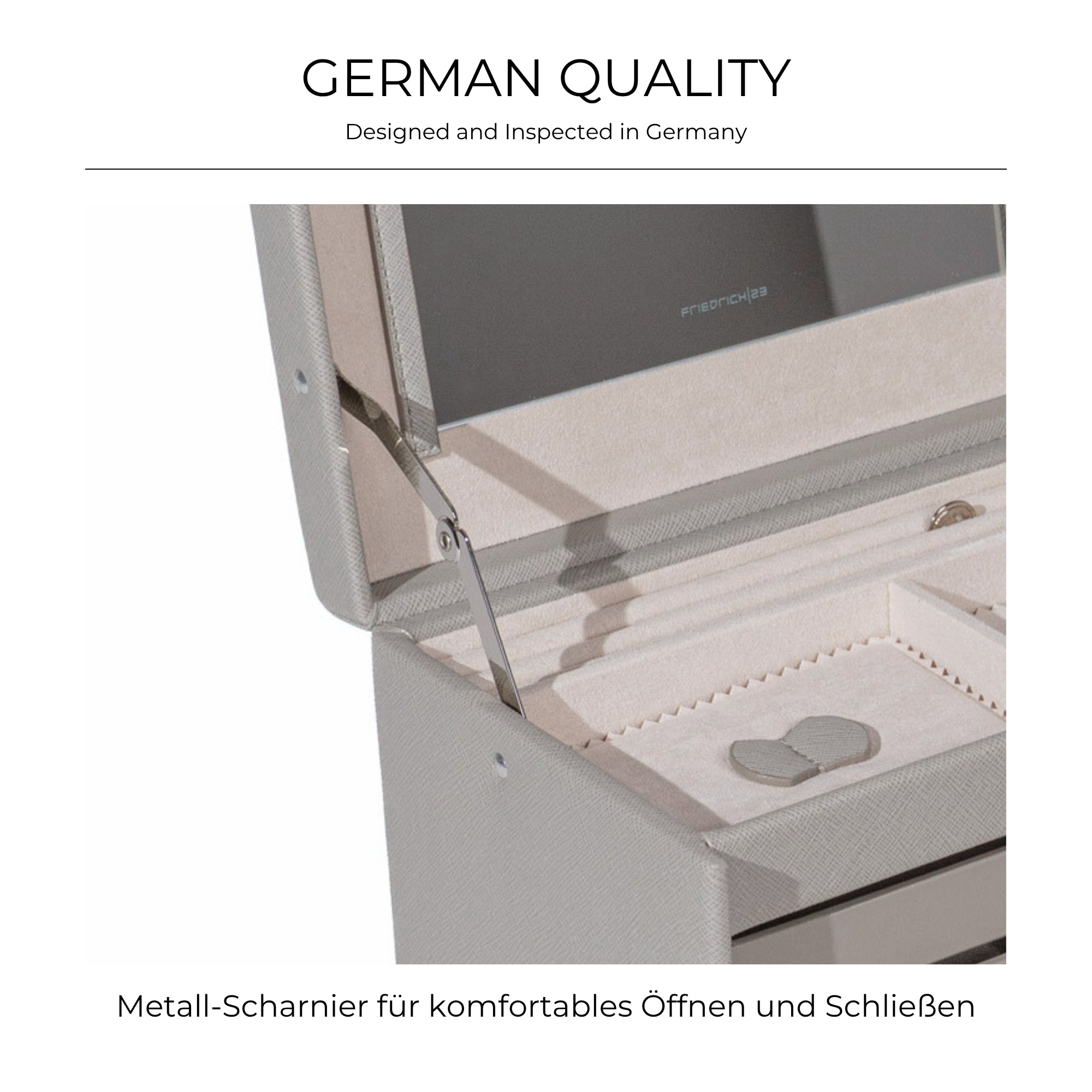 JOLIE Schmuckkästchen in Kreuznarben Optik