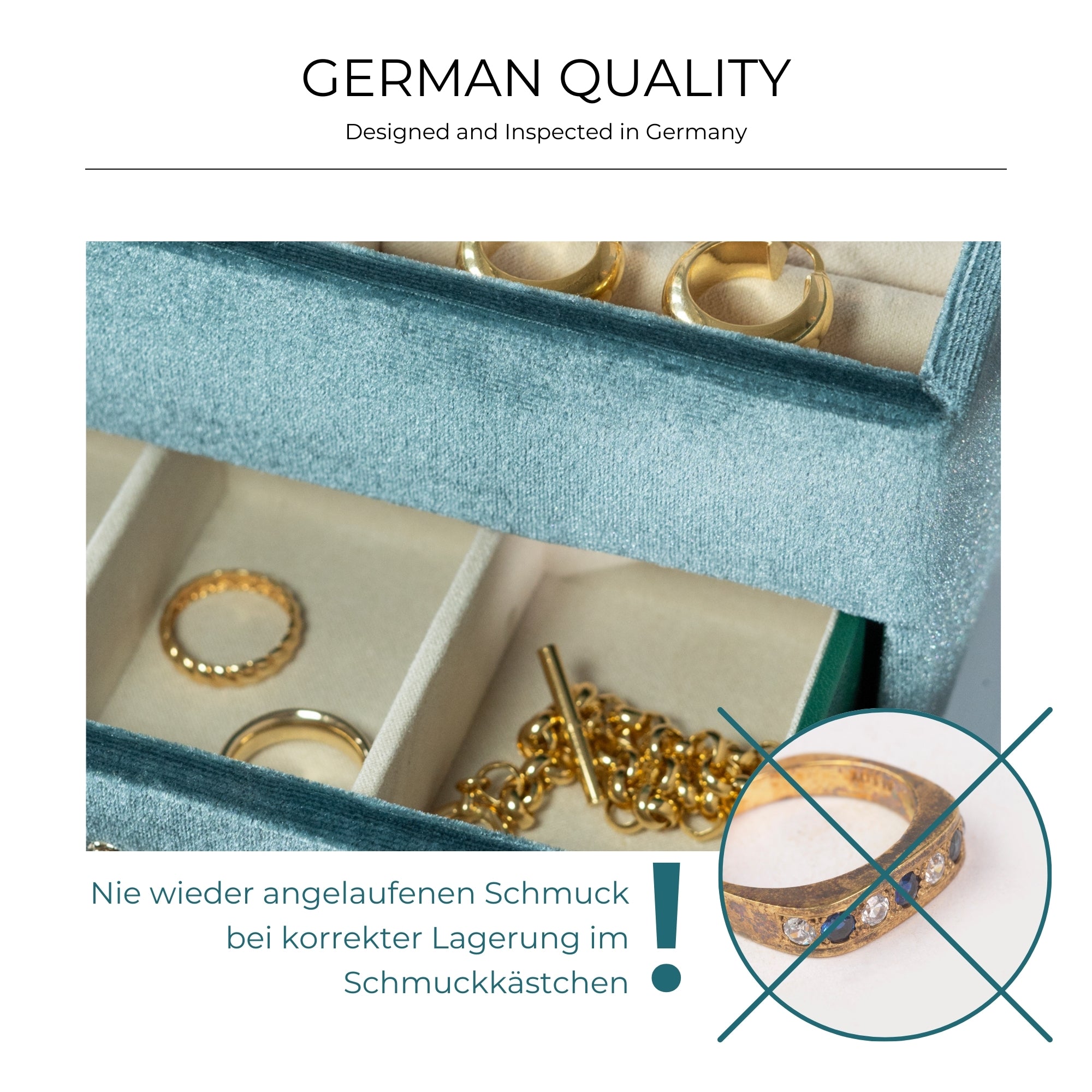 CHENILLE Schmuckkästchen aus Samt
