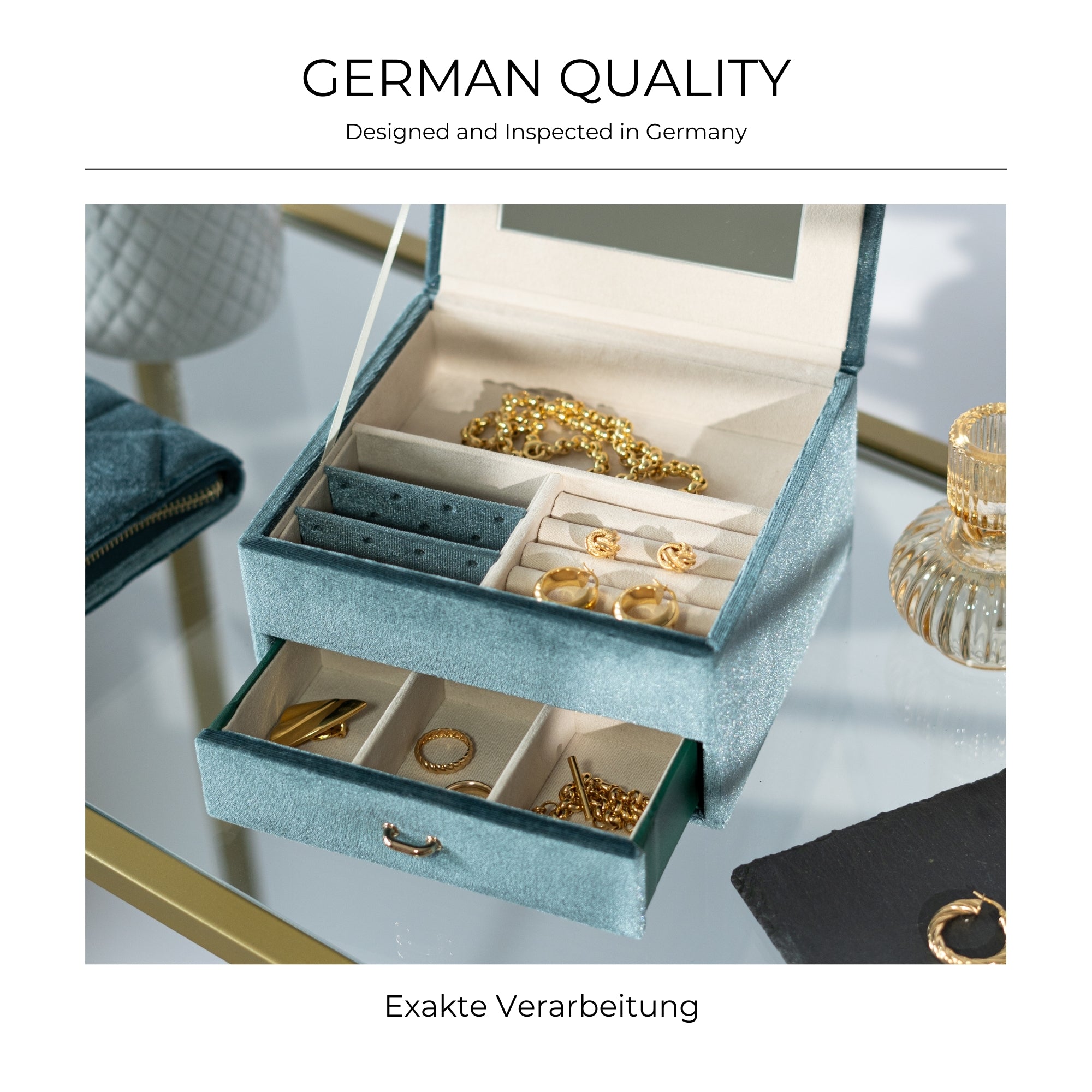 CHENILLE Schmuckkästchen aus Samt